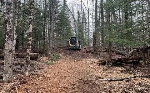 Completed land clearing — clean lot ready for development