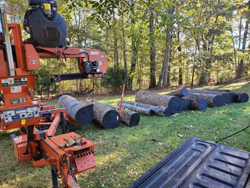 River City Tree Care crew at work on active job site